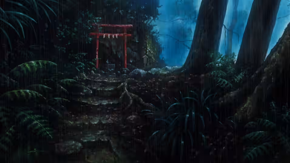 The same torri in the anime.