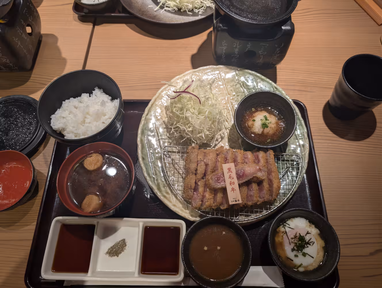 Senna kept wanting to eat Wagyu, so in the end we finally got some.